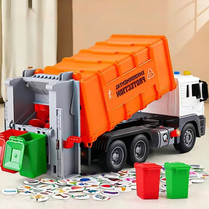 Interactive Garbage Truck Toy for Realistic Role-Playing and Cleanup Fun