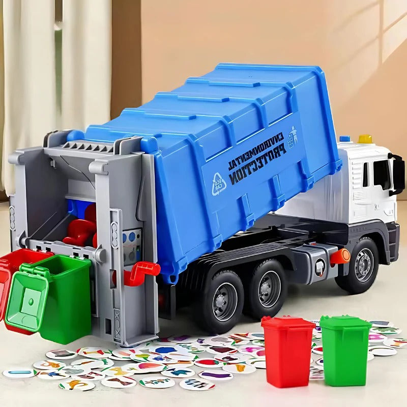 Interactive Garbage Truck Toy for Realistic Role-Playing and Cleanup Fun
