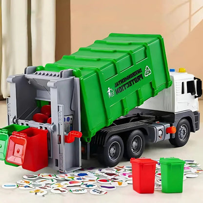 Interactive Garbage Truck Toy for Realistic Role-Playing and Cleanup Fun