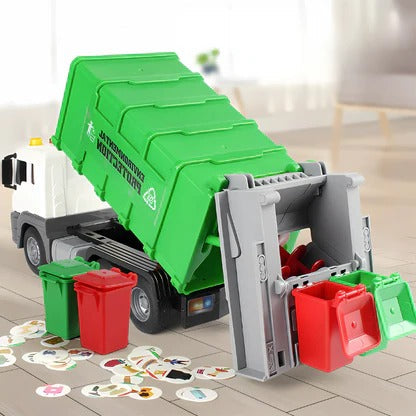 Interactive Garbage Truck Toy for Realistic Role-Playing and Cleanup Fun