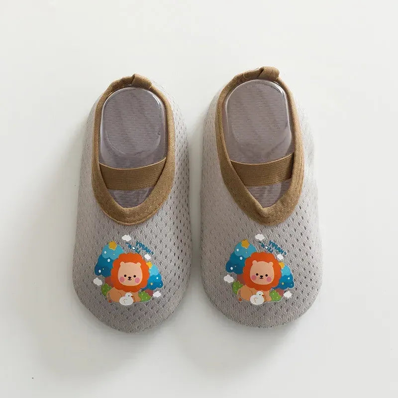 Schattige cartoon-achtige antislipschoenen voor baby's