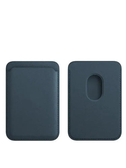Slim Magnetic Leather Card Wallet for iPhone