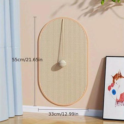 Sisal 3-in-1 Wandgemonteerde kattenkrabpad