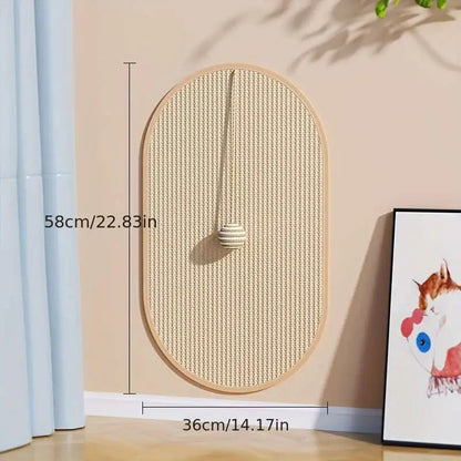 Sisal 3-in-1 Wandgemonteerde kattenkrabpad