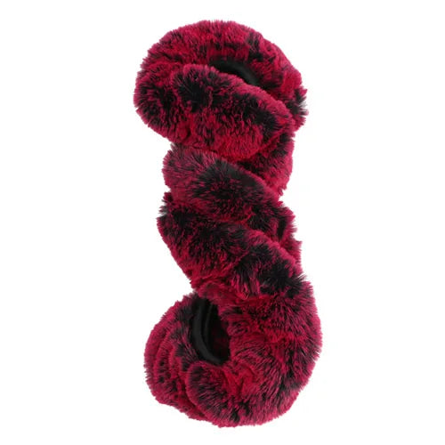 Knusse pluche winterse stuurhoes voor een warme, comfortabele rit