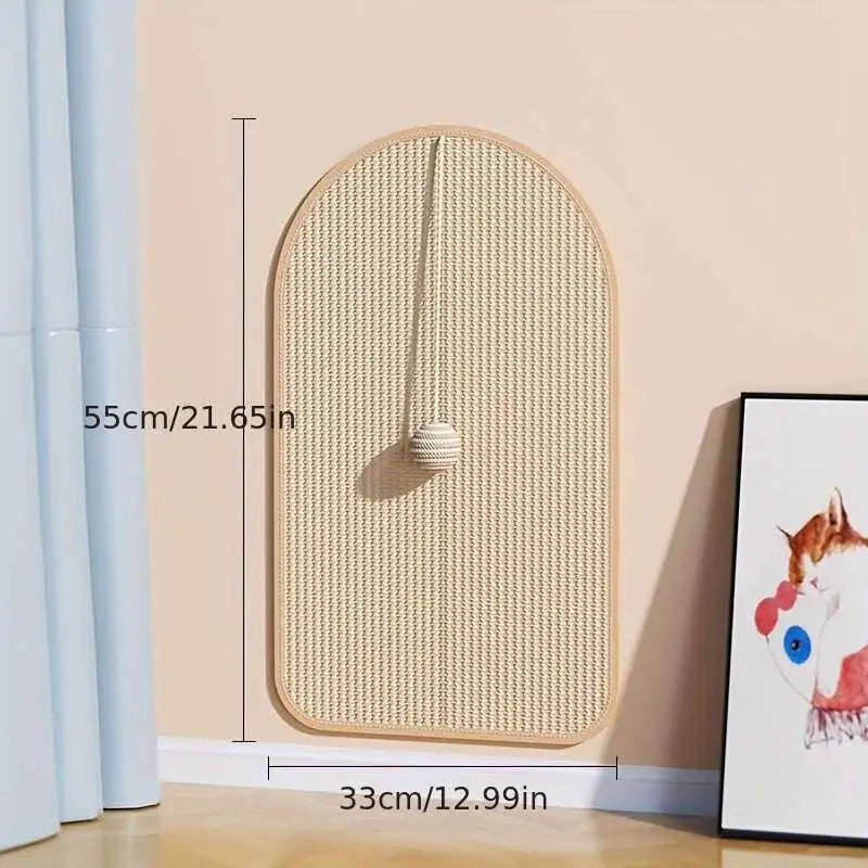 Sisal 3-in-1 Wandgemonteerde kattenkrabpad